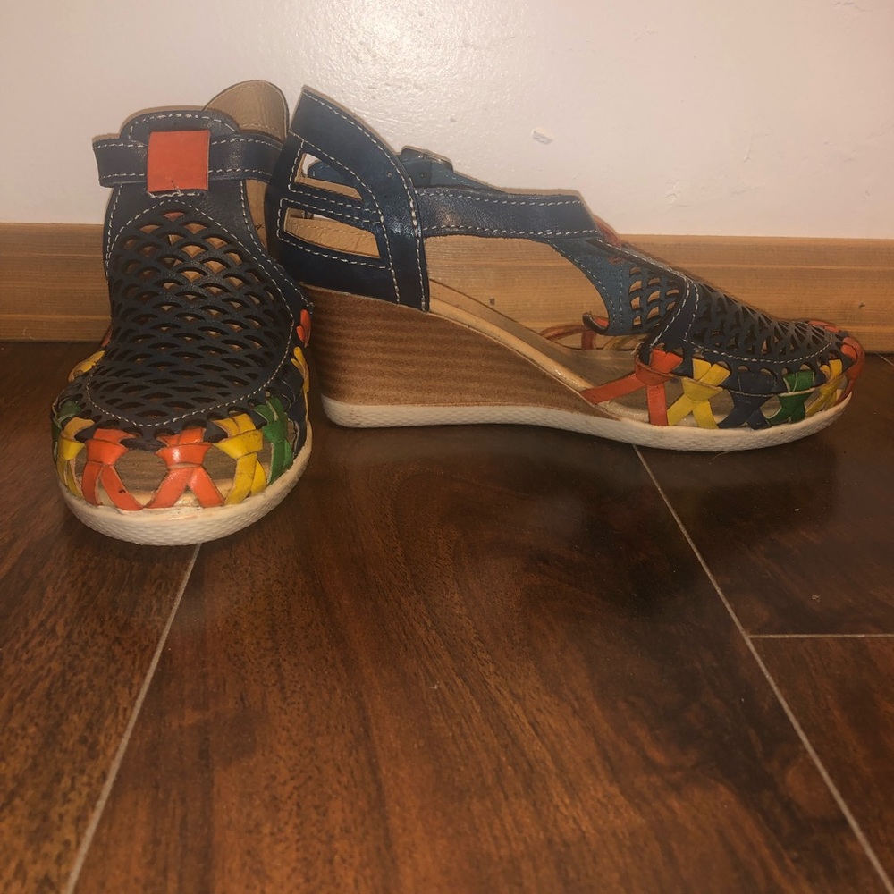 Super colorful heels!